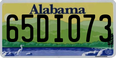 AL license plate 65DI073