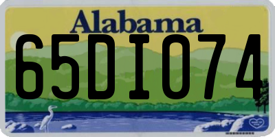 AL license plate 65DI074