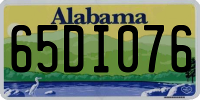 AL license plate 65DI076