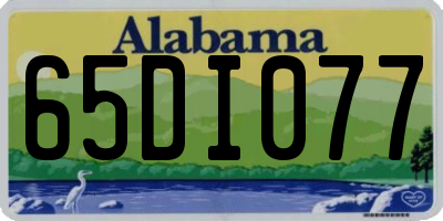 AL license plate 65DI077