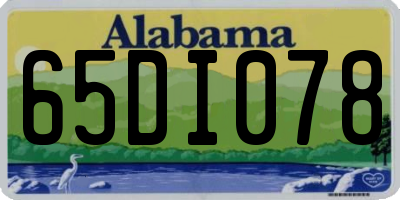 AL license plate 65DI078