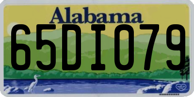 AL license plate 65DI079