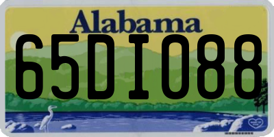 AL license plate 65DI088