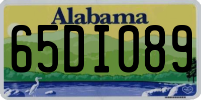 AL license plate 65DI089