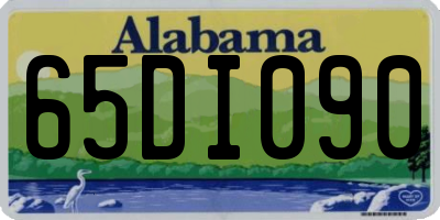 AL license plate 65DI090
