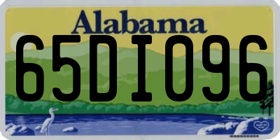 AL license plate 65DI096