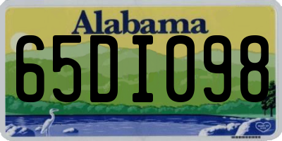 AL license plate 65DI098