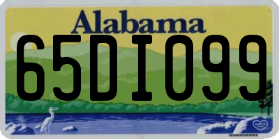AL license plate 65DI099