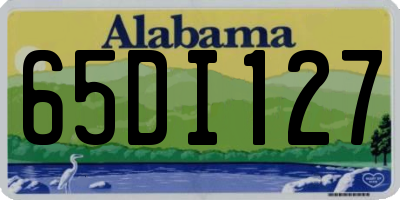 AL license plate 65DI127