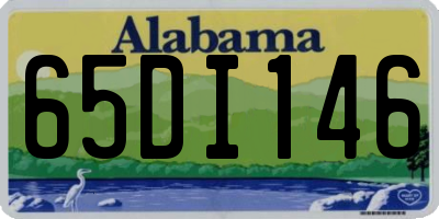 AL license plate 65DI146