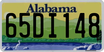 AL license plate 65DI148