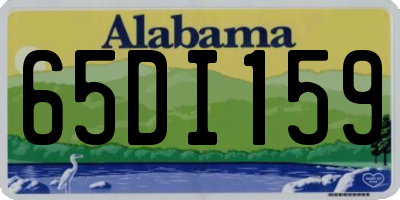 AL license plate 65DI159