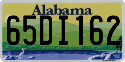 AL license plate 65DI162