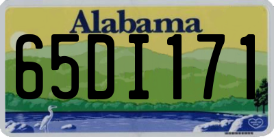 AL license plate 65DI171