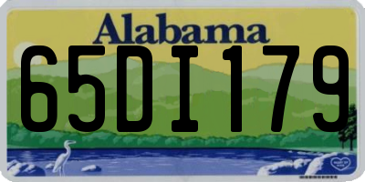 AL license plate 65DI179