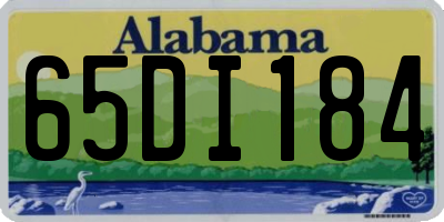 AL license plate 65DI184