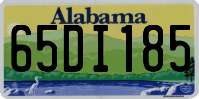 AL license plate 65DI185