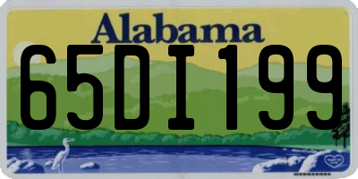 AL license plate 65DI199