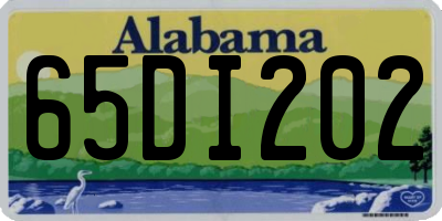 AL license plate 65DI202