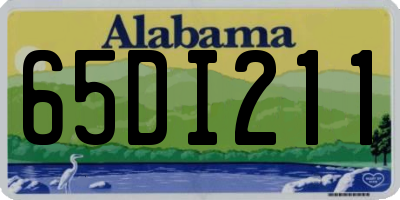 AL license plate 65DI211
