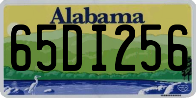 AL license plate 65DI256
