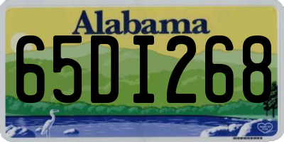 AL license plate 65DI268