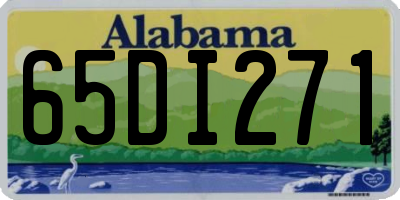 AL license plate 65DI271