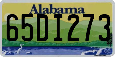 AL license plate 65DI273