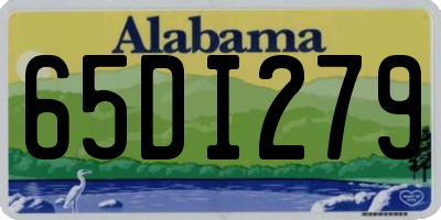 AL license plate 65DI279