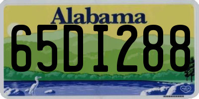 AL license plate 65DI288