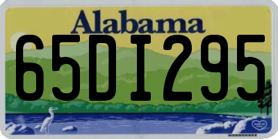 AL license plate 65DI295