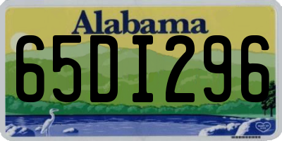 AL license plate 65DI296