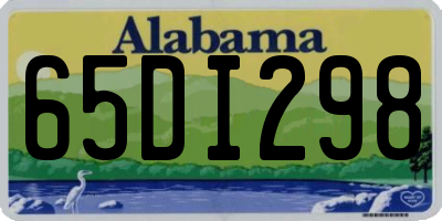 AL license plate 65DI298