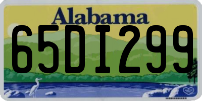AL license plate 65DI299