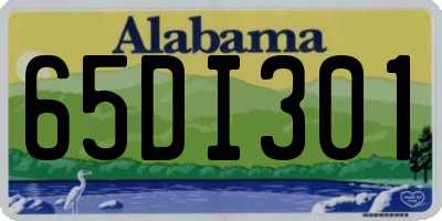 AL license plate 65DI301