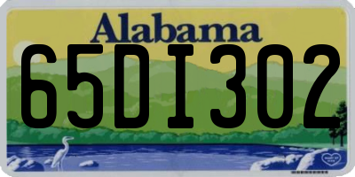 AL license plate 65DI302