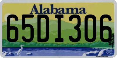 AL license plate 65DI306