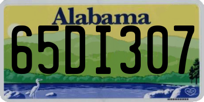 AL license plate 65DI307