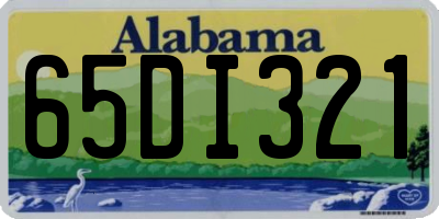 AL license plate 65DI321