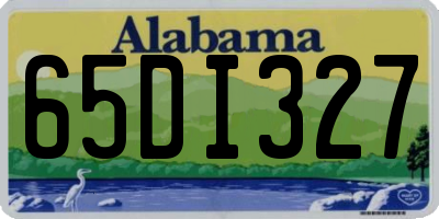 AL license plate 65DI327