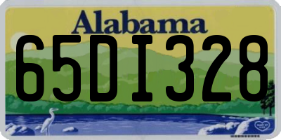AL license plate 65DI328