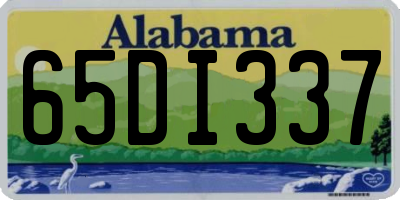 AL license plate 65DI337
