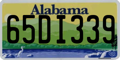 AL license plate 65DI339
