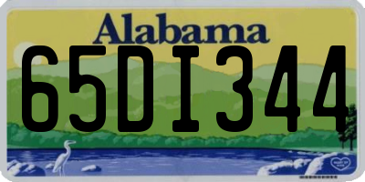 AL license plate 65DI344