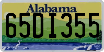 AL license plate 65DI355