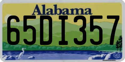 AL license plate 65DI357