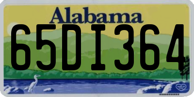 AL license plate 65DI364