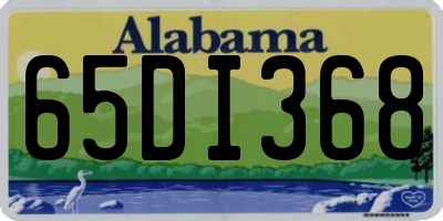 AL license plate 65DI368