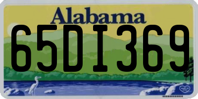 AL license plate 65DI369