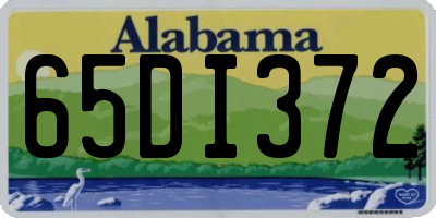 AL license plate 65DI372